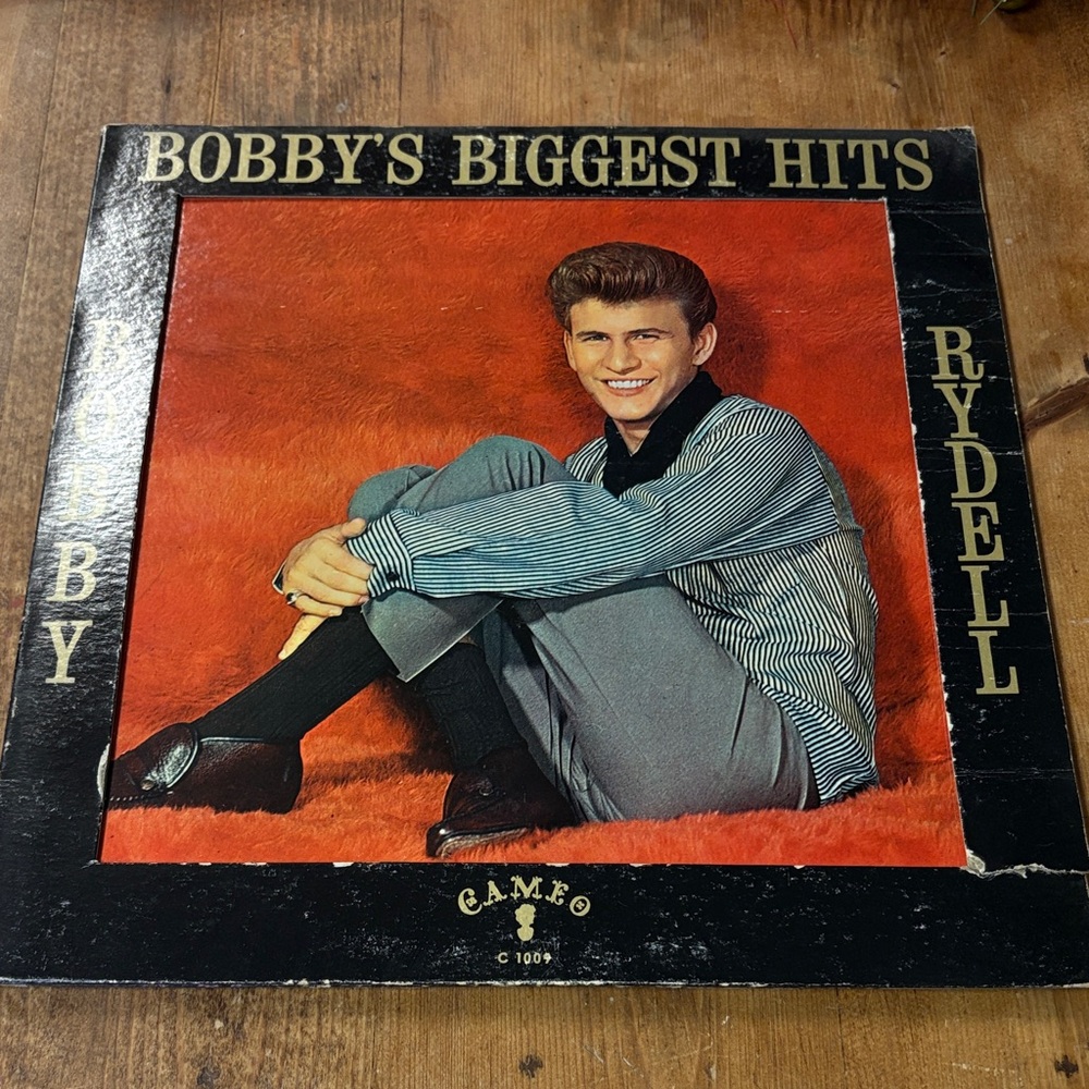 Cameo Bobby's Biggest Hits Vinyl Record - Black and Orange